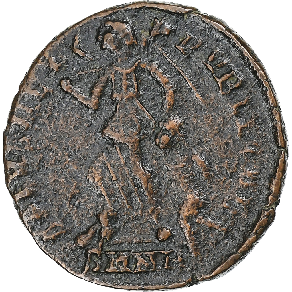 Theodosius I, Follis, 379-395, Uncertain Mint, Bronze, 