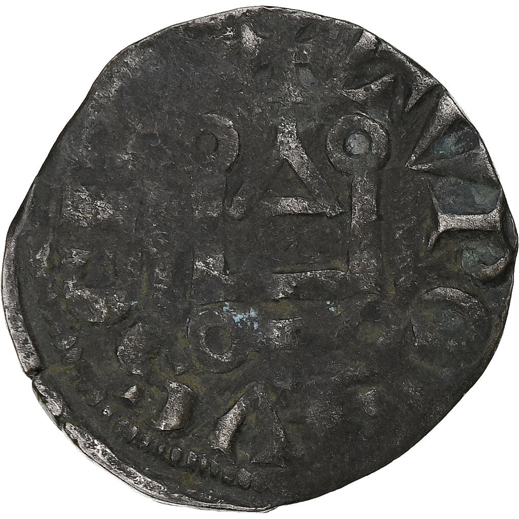 France, Louis VIII-IX, Denier Tournois, 1223-1244, Billon, 
