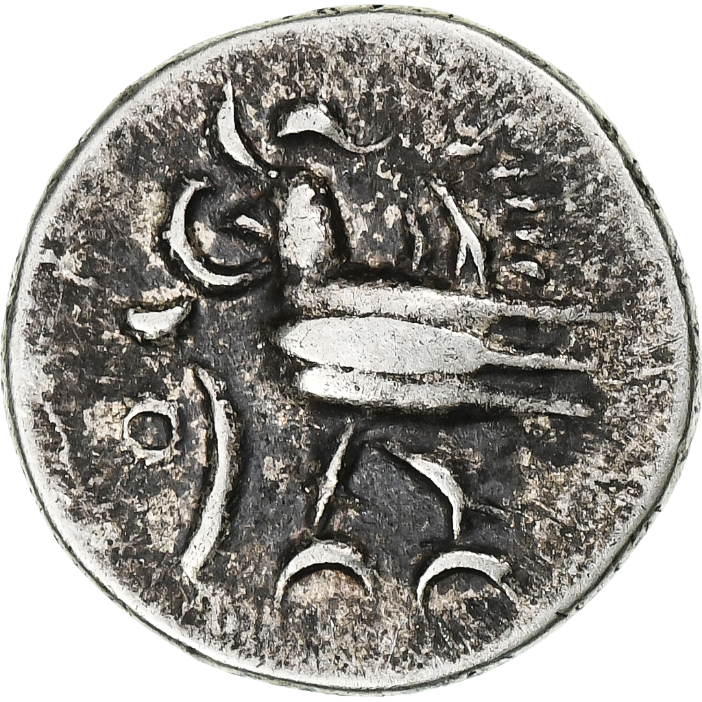 Cambodia, Norodom I, 2 Pe, 1/2 Fuang, ND (1847-1860), Silver, 