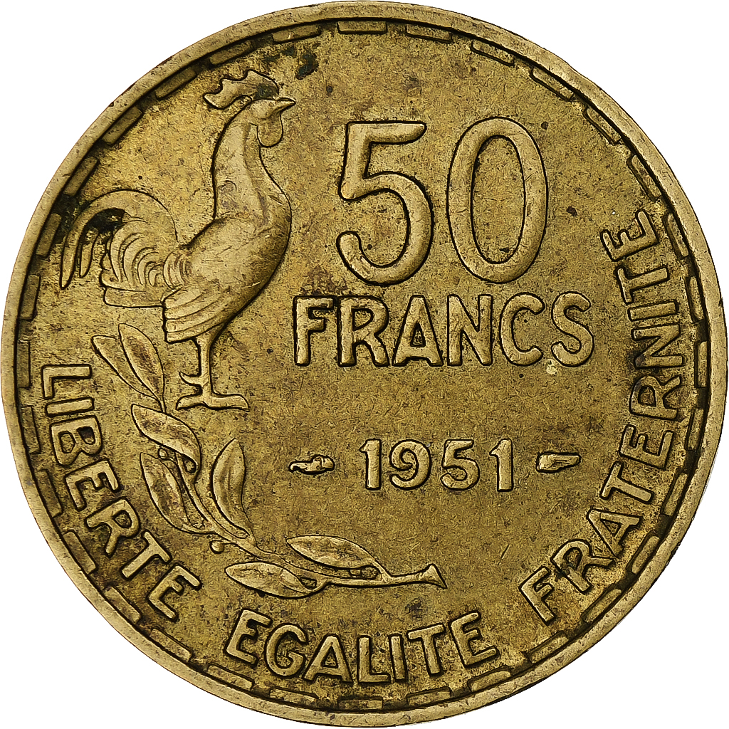 Piece 50 Franc 1951