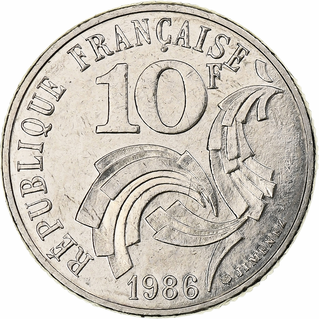 France, 10 Francs, 1986, Paris, Nickel, , Gadoury:824, KM:959