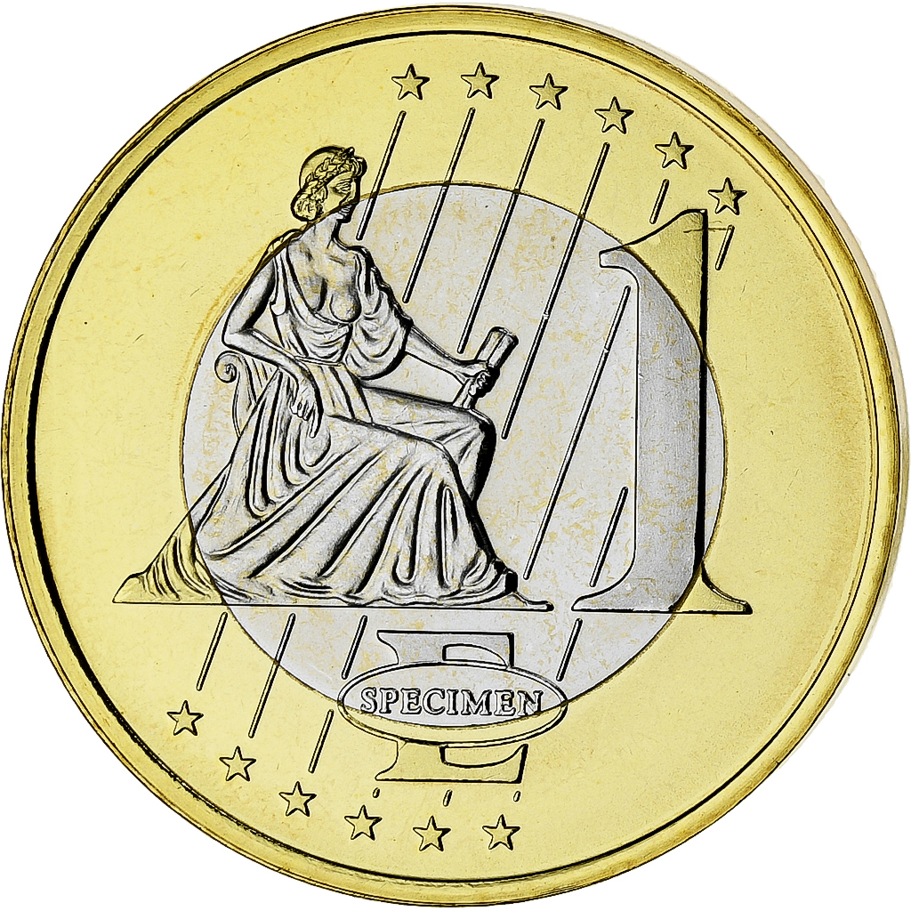 Great Britain, Euro, Fantasy euro patterns, Essai-Trial, 2002, Bi-Metallic