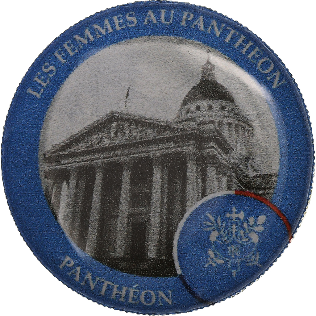 France, Token, Femmes Au Panthéon - Panthéon, Nickel, 