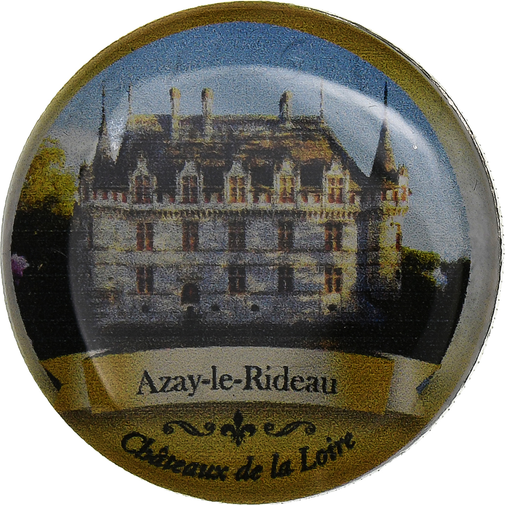 France, Token, Châteaux de la Loire, Azay-le-Rideau, Nickel, 