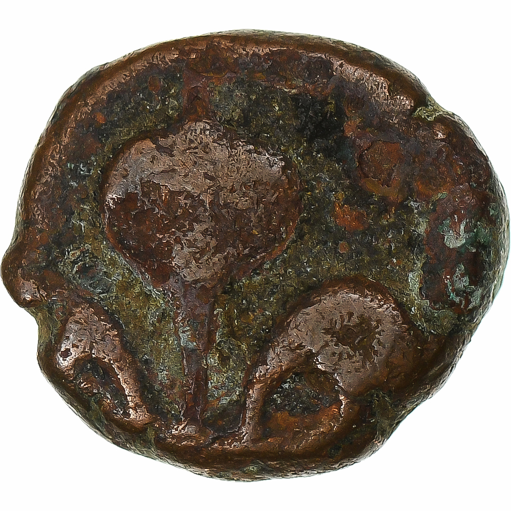 French India, Louis XV, Doudou, n.d. (1715-1774), Pondicherry, Bronze, 