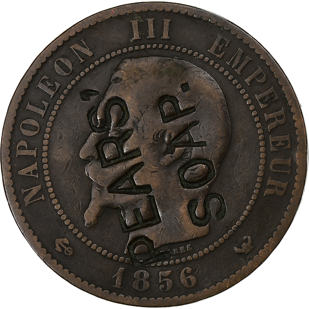 United Kingdom, Token, 10 Centimes Napoléon III, Contremarque Pears Soap, n.d.