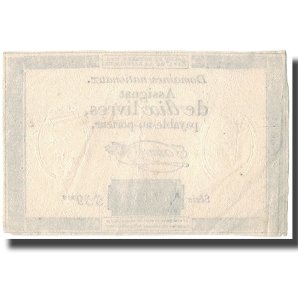 France, 10 Livres, 1792, 1792-10-24, EF(40-45), KM:A66a, Lafaurie:161b