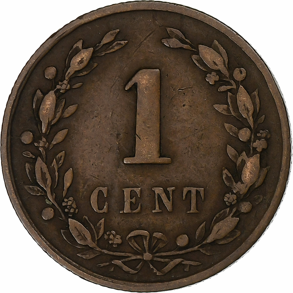 Netherlands, William III, Cent, 1878, Utrecht, Bronze, , KM:107.1