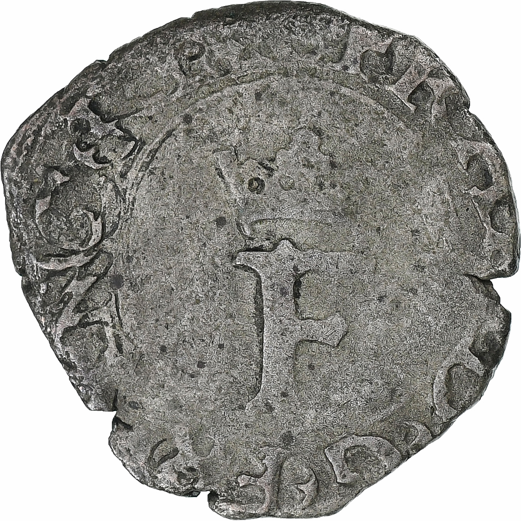 France, François Ier, liard à l'F et à la croisette, 1515-1547, Dijon
