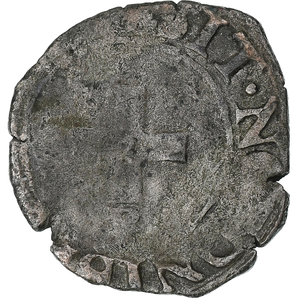 France, François Ier, liard à l'F et à la croisette, 1515-1547, Dijon