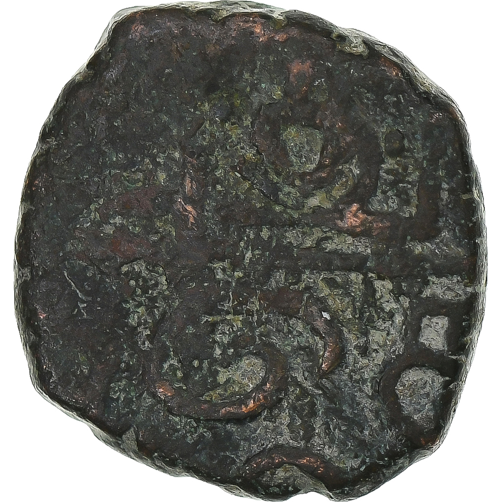 French India, Louis XV, Doudou, n.d. (1715-1774), Pondicherry, Bronze, 