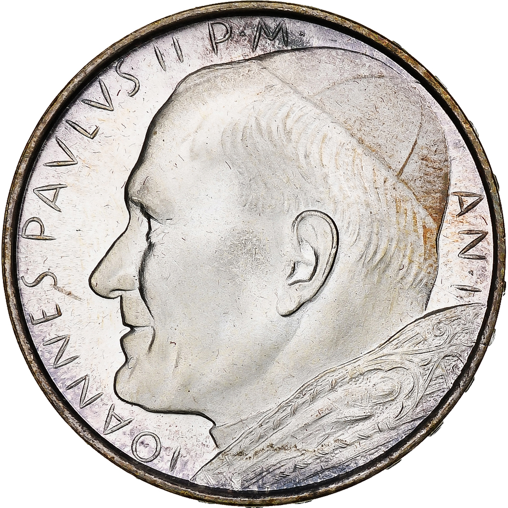 Vatican, John Paul II, 500 Lire, 1979 - Anno I, Rome, Silver, , KM:148