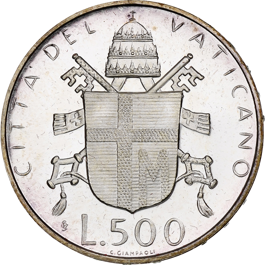 Vatican, John Paul II, 500 Lire, 1979 - Anno I, Rome, Silver, , KM:148