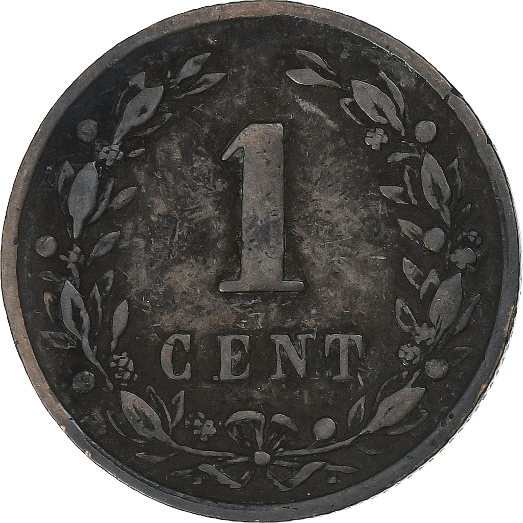 Netherlands, William III, Cent, 1878, Utrecht, Copper, , KM:107.1