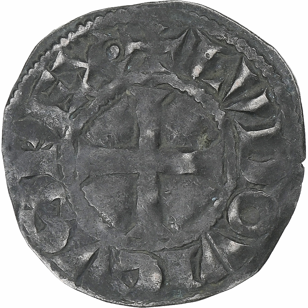 France, Louis VIII-IX, Denier Tournois, 1223-1244, Billon, 
