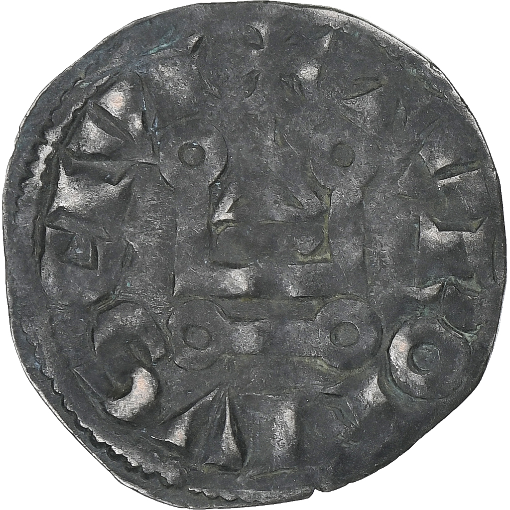 France, Louis VIII-IX, Denier Tournois, 1223-1244, Billon, 