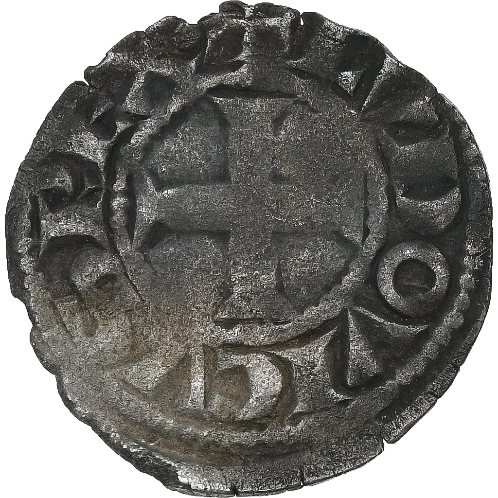 France, Louis VIII-IX, Denier Tournois, 1223-1244, Billon, 