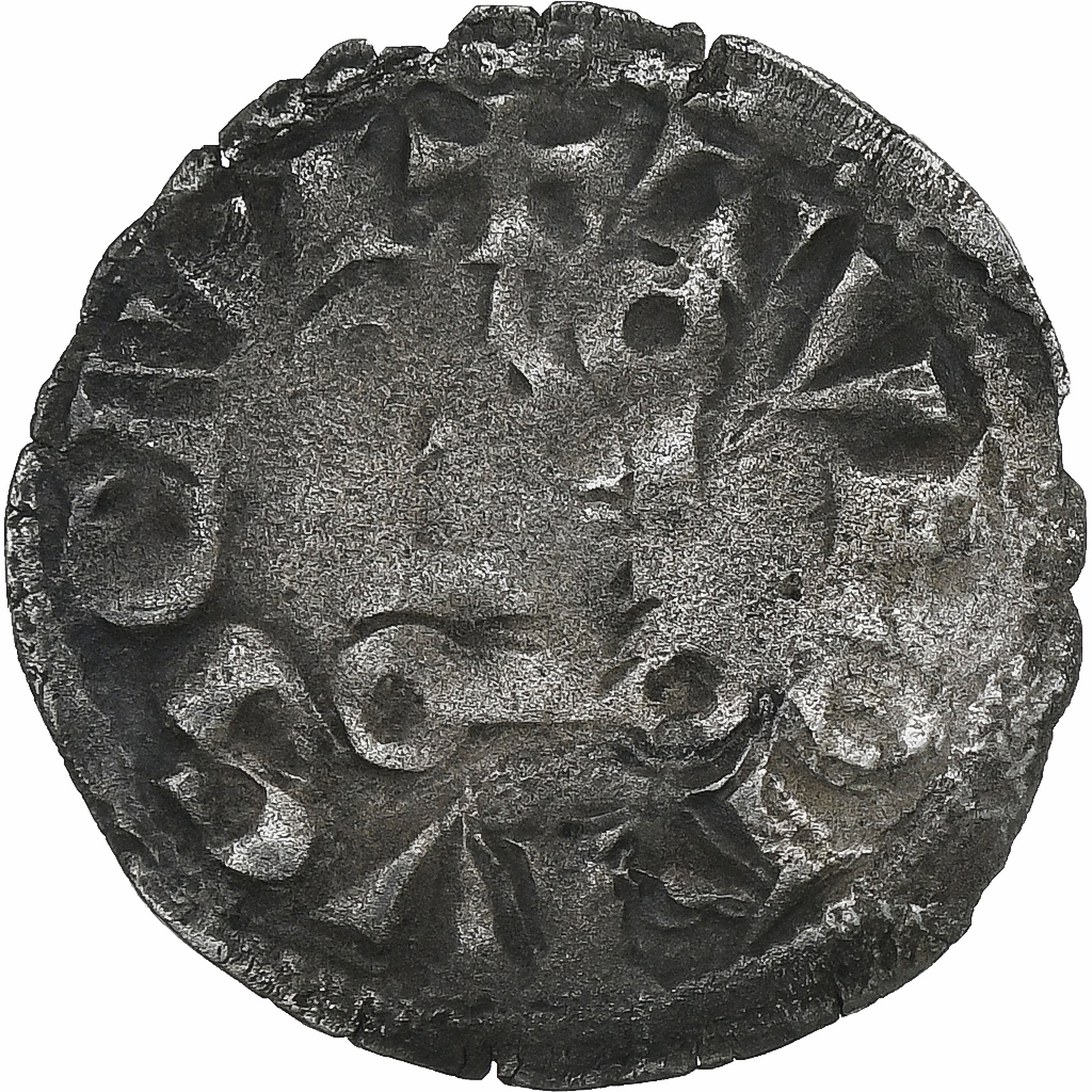 France, Louis VIII-IX, Denier Tournois, 1223-1244, Billon, 