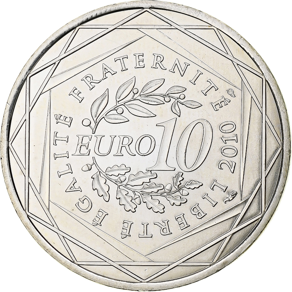 Frankreich, 10 Euro, Bretagne, 2010, MDP, Silber, UNZ
