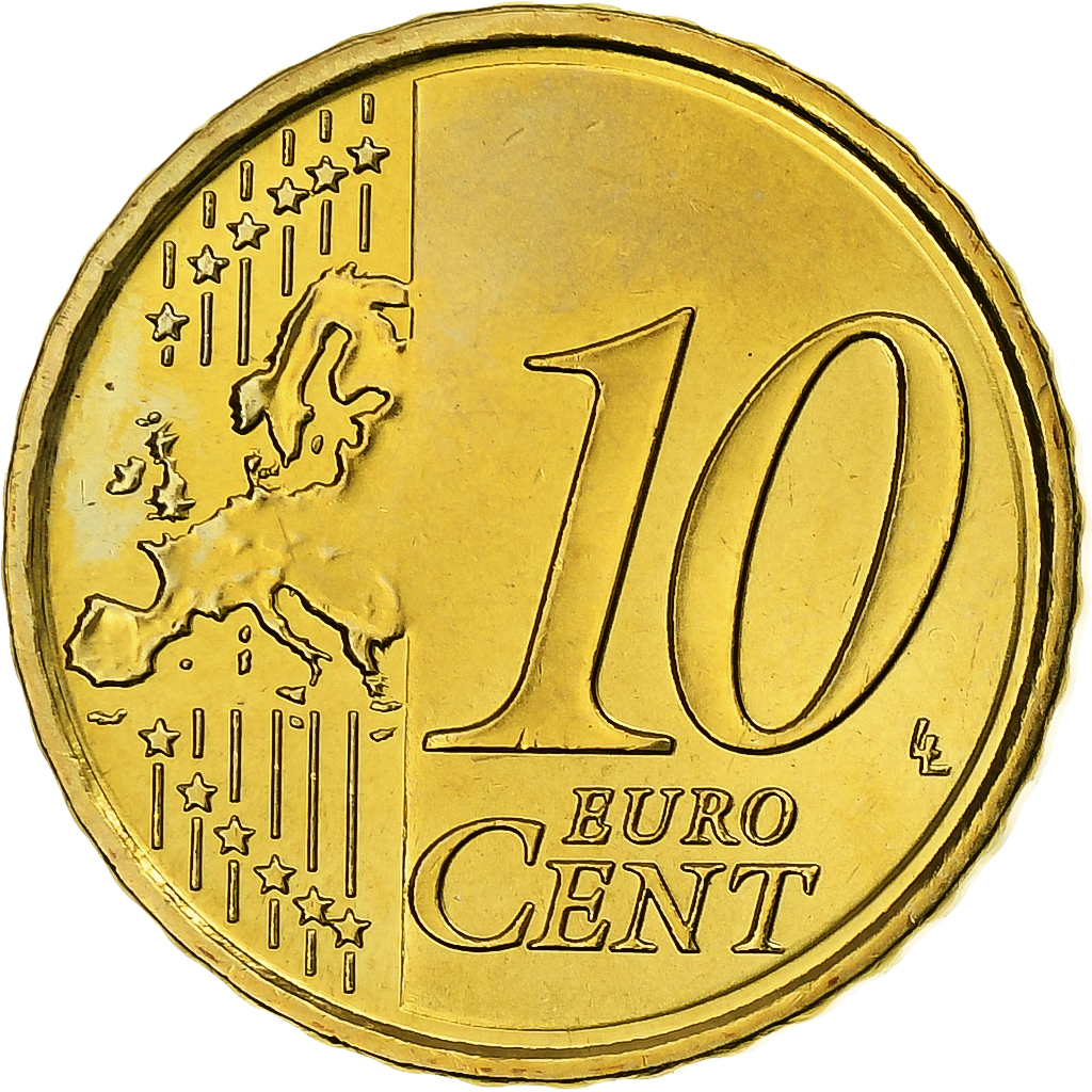 Spanien, Juan Carlos I, 10 Euro Cent, 2009, Madrid, Nordic gold, UNZ+, KM:1070