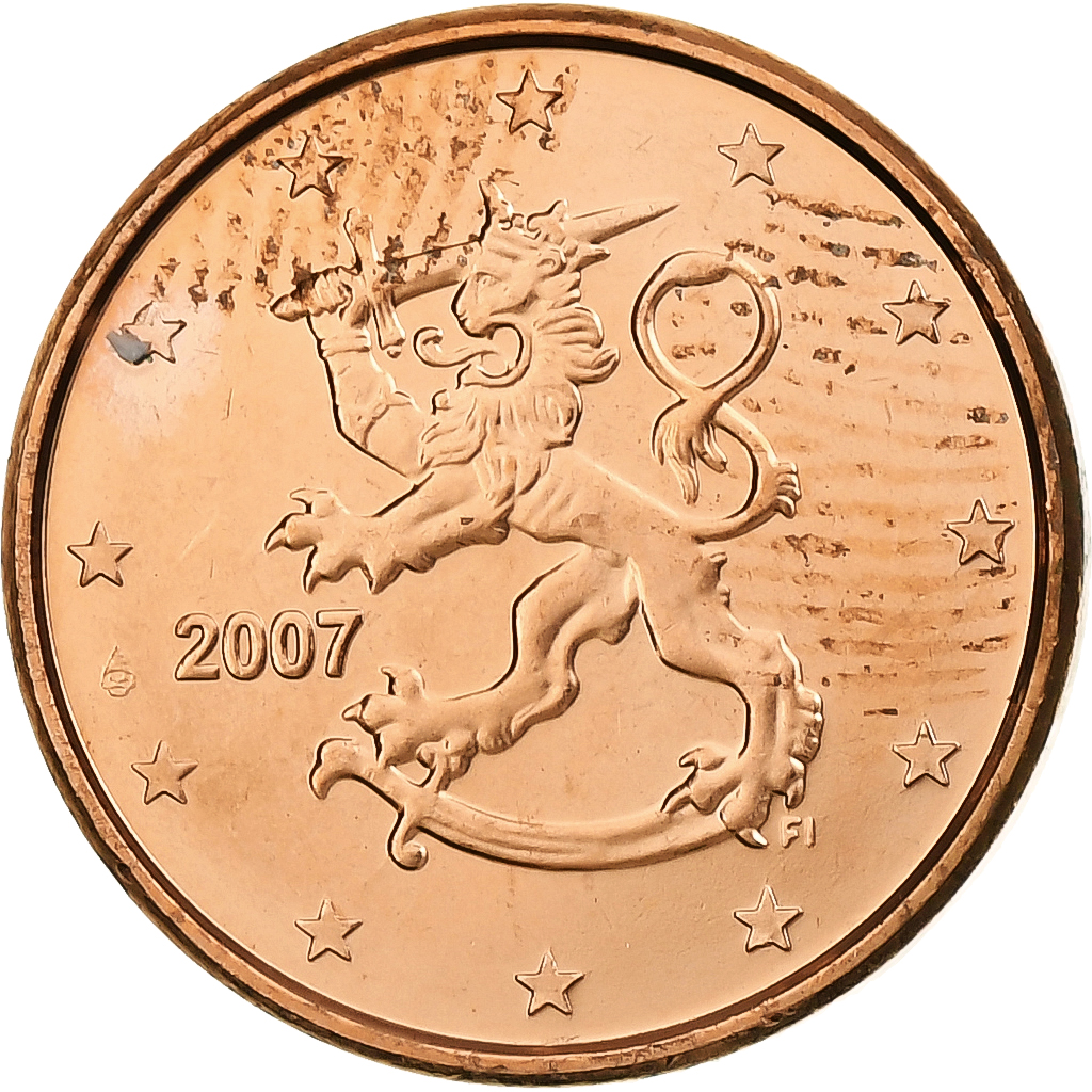 Finnland, Euro Cent, 2007, Vantaa, Copper Plated Steel, VZ+, KM:98