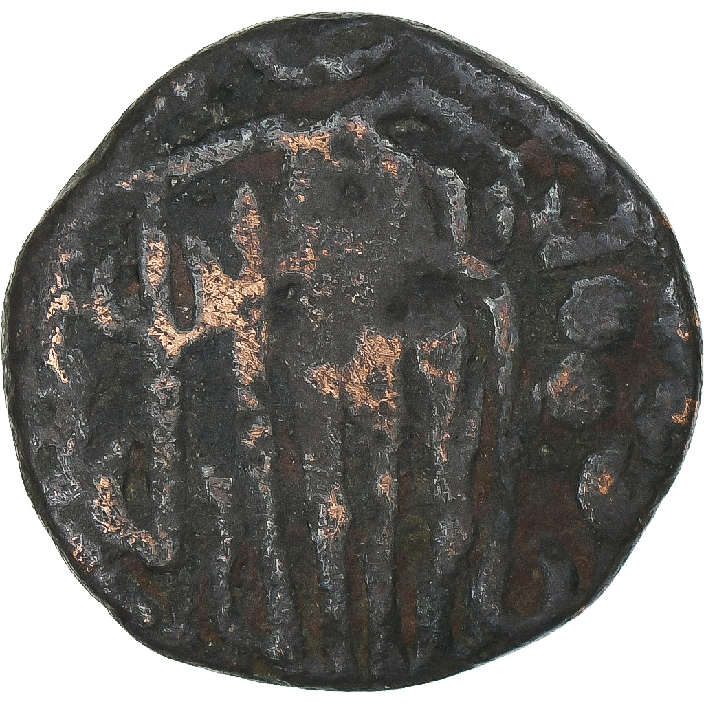 Ceylon, Chola Empire, Raja Raja Chola, Æ Unit, ca. 985-1014, Bronze, 
