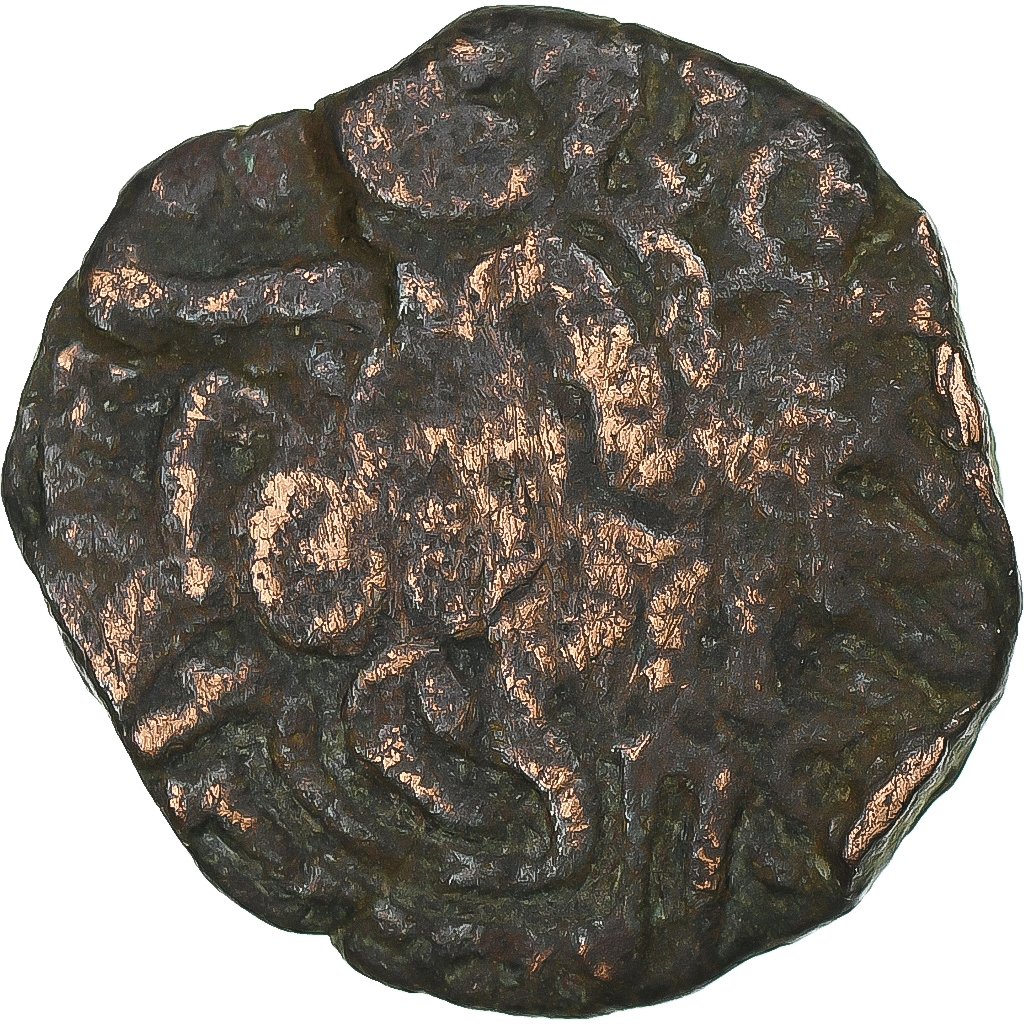 Ceylon, Chola Empire, Raja Raja Chola, Æ Unit, ca. 985-1014, Bronze, 