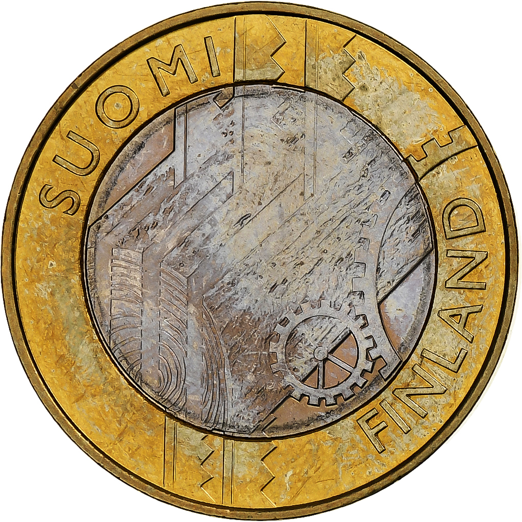 Finland, 5 Euro, Uusimaa, 2011, Vantaa, Bi-Metallic, , KM:160