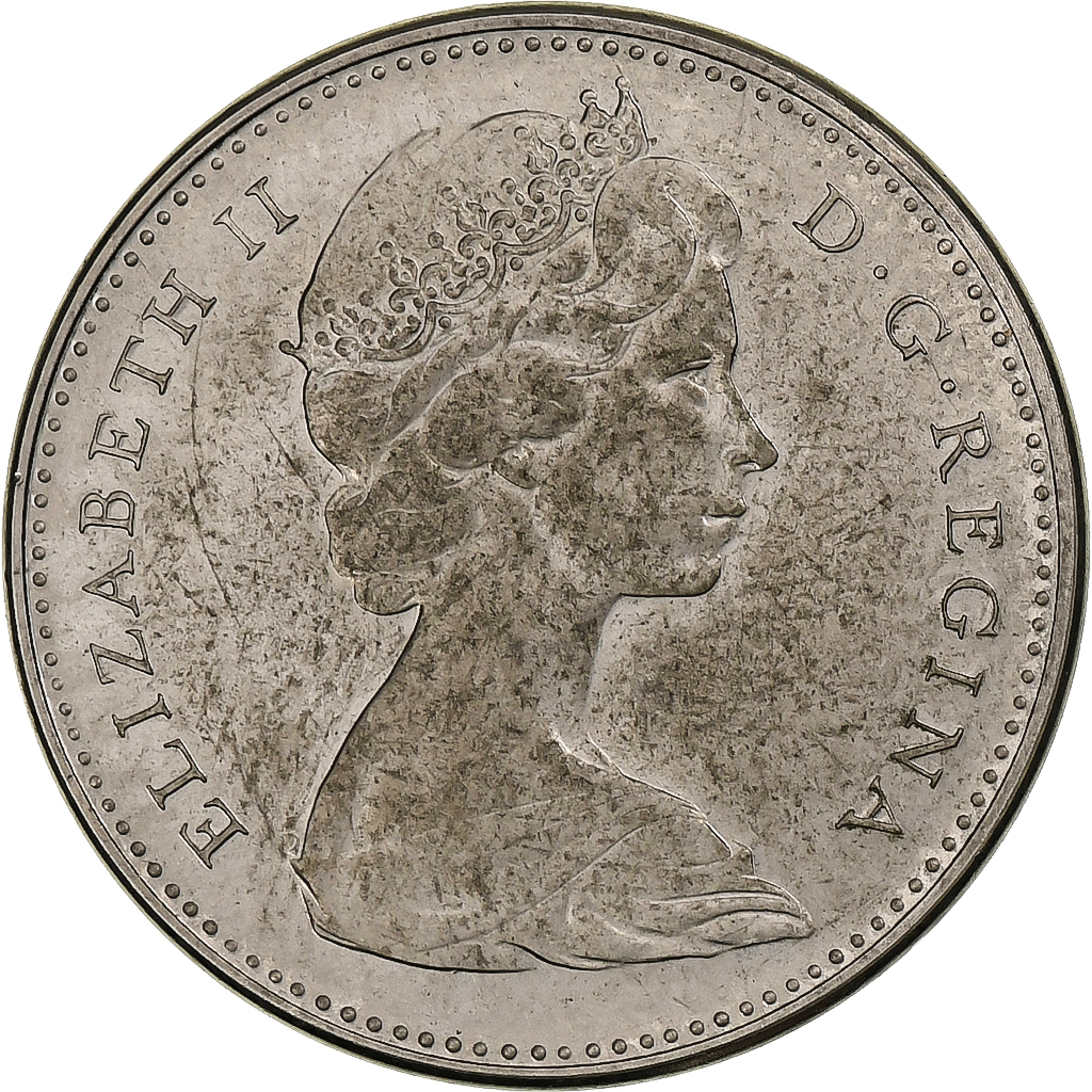 Canada, Elizabeth II, 5 Cents, 1967, Ottawa, Nickel, , KM:66