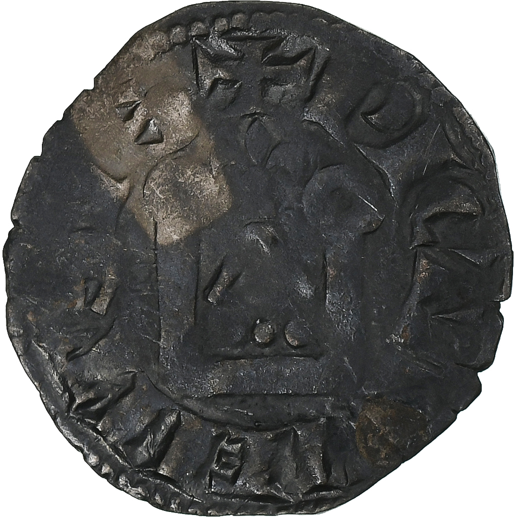 France, Comté de Poitou, Alphonse de France, Denier, ca. 1249-1267