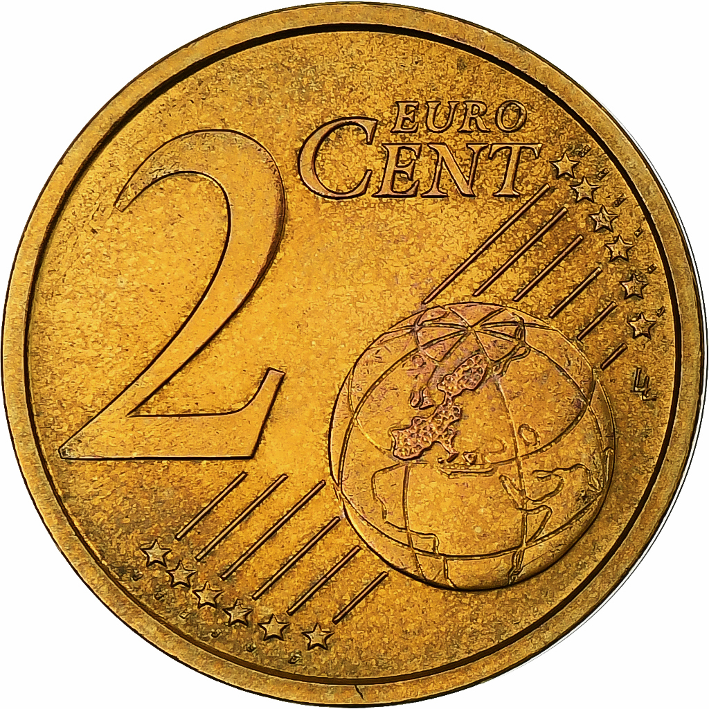 San Marino, 2 Euro Cent, 2004, Rome, Copper Plated Steel, UNZ