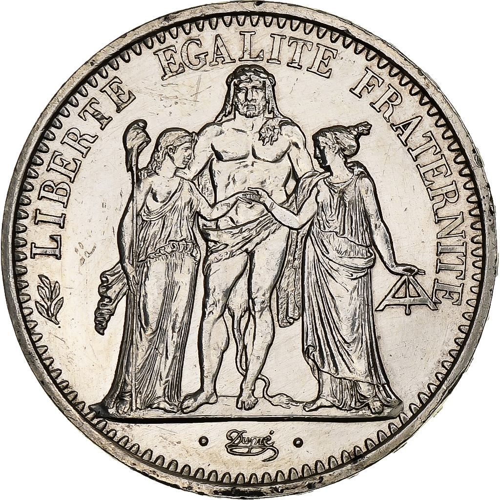 France, 10 Francs, Hercule, 1967, Paris, Silver, , Gadoury:813, KM:932