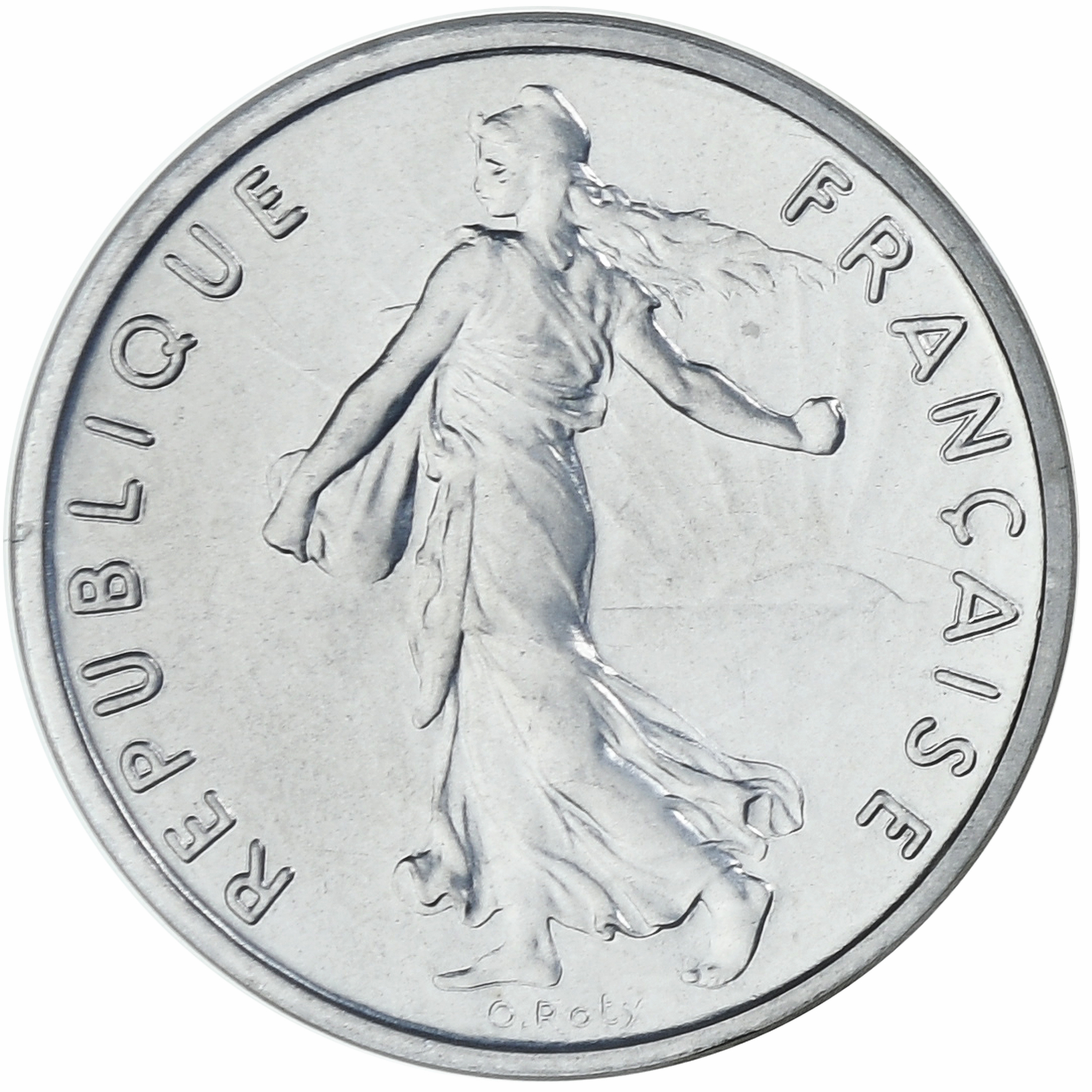 France, 1/2 Franc, Semeuse, 1973, MDP, Piéfort, Nickel, 