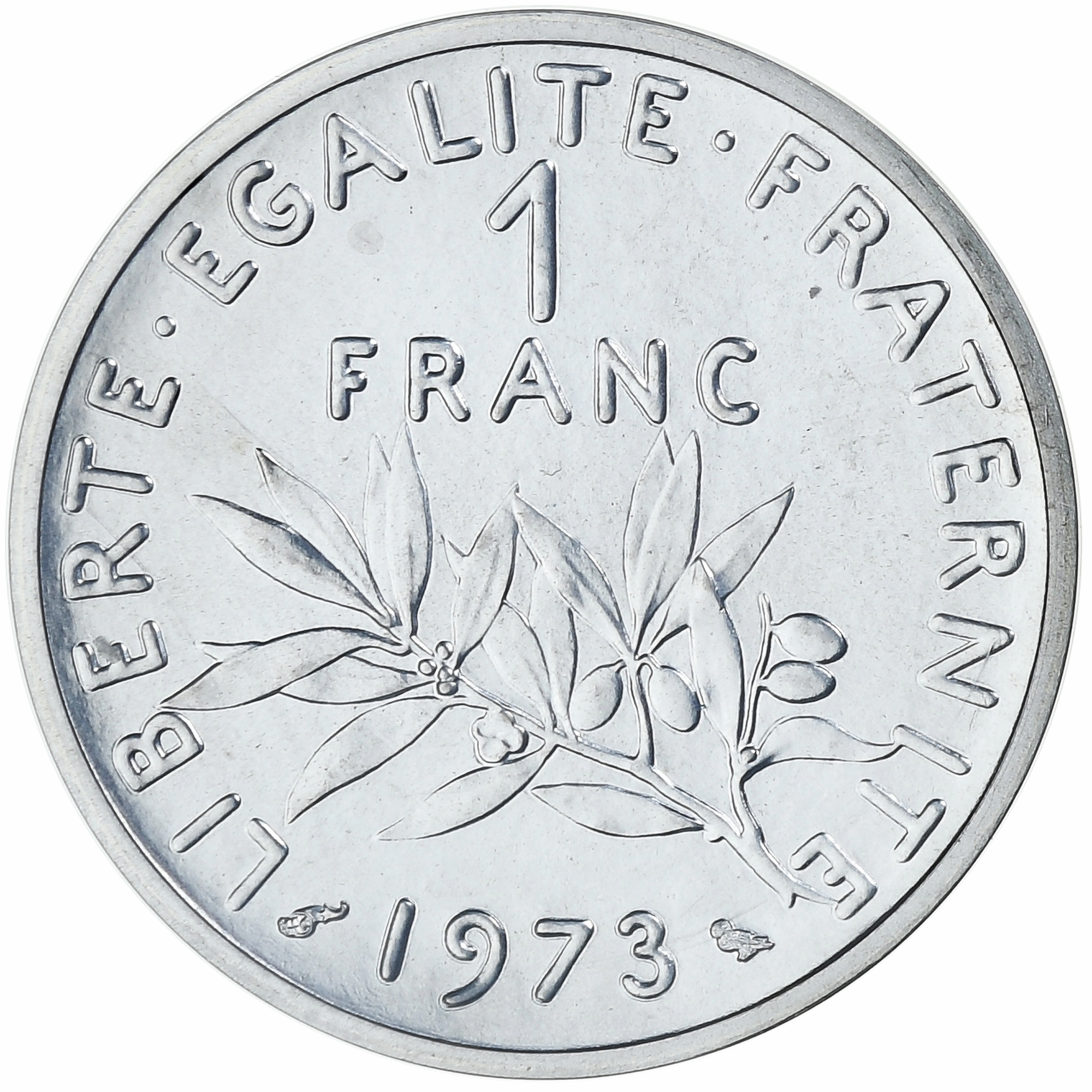 France, 1 Franc, Semeuse, 1973, MDP, Piéfort, Nickel, , Gadoury:104.P1