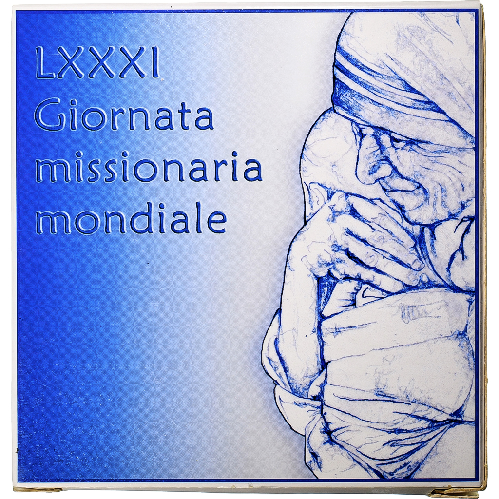 Vatikan, Benedict XVI, 10 Euro, 81st World Mission Day, PP, 2007, Rome, Silber