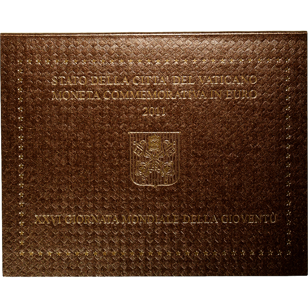 Vatikan, Benedict XVI, 2 Euro, 26th World Youth Day, BU, 2011, Rome