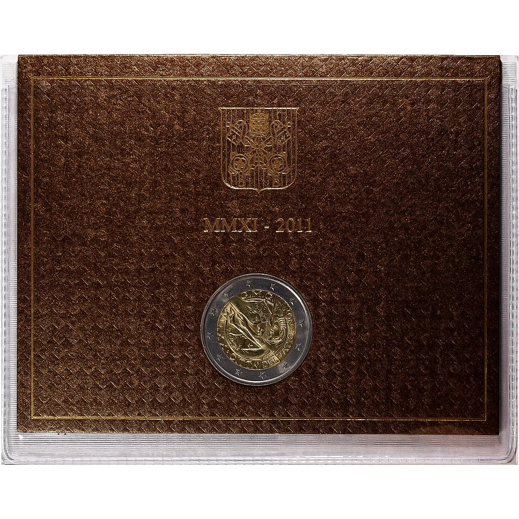 Vatikan, Benedict XVI, 2 Euro, 26th World Youth Day, BU, 2011, Rome