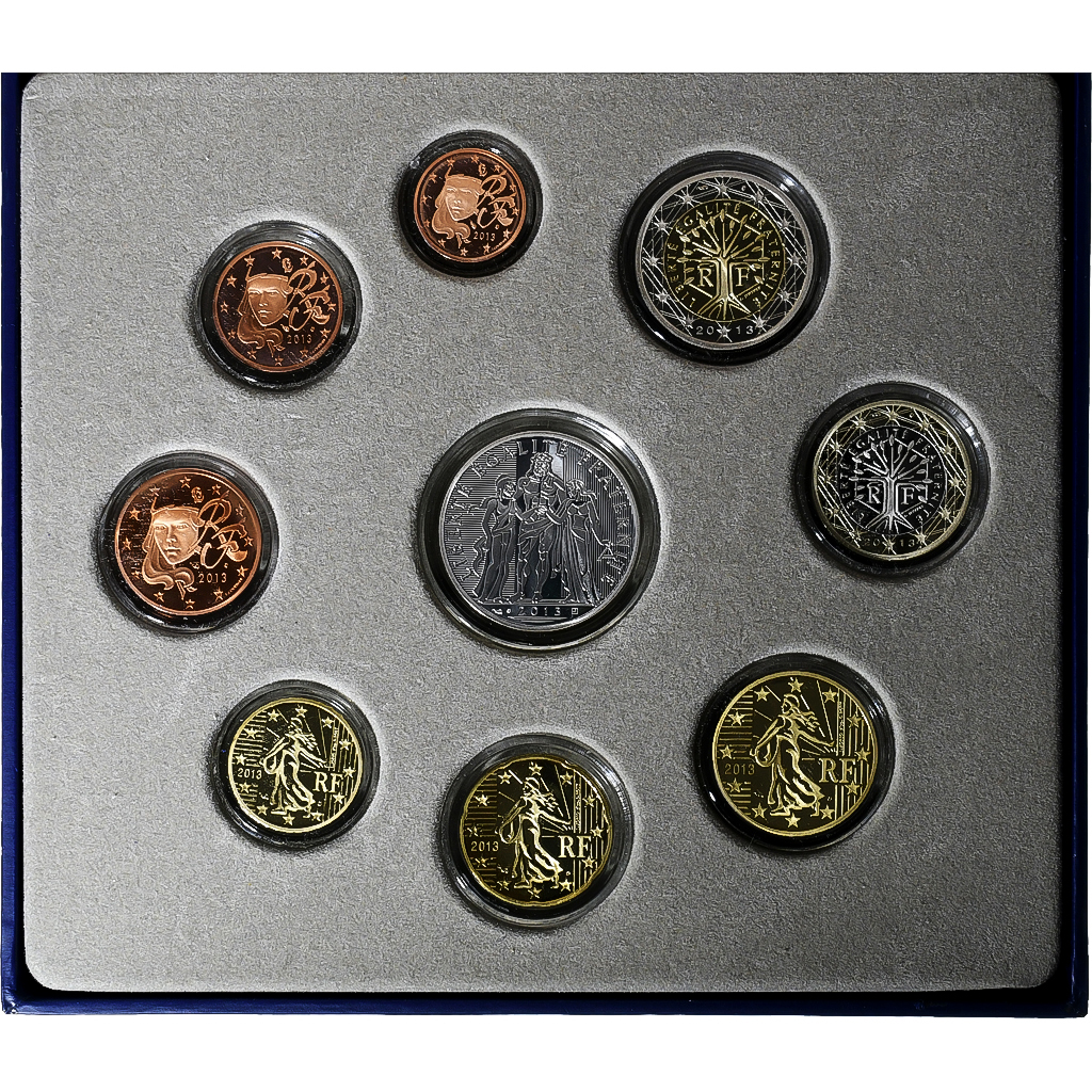 Frankreich, Coffret 1ct. - 10€, Hercule, PP, 2013, MDP, STGL