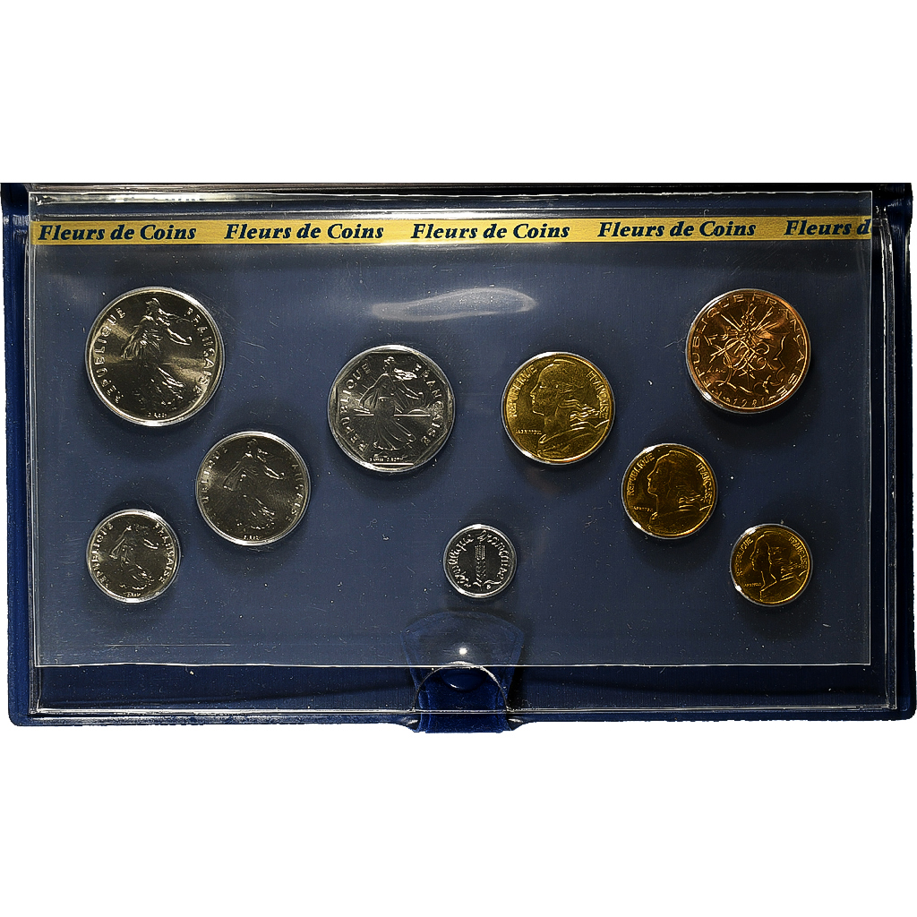 France, Coffret 1 c. à 10 frs., 1981, MDP, série FDC, 