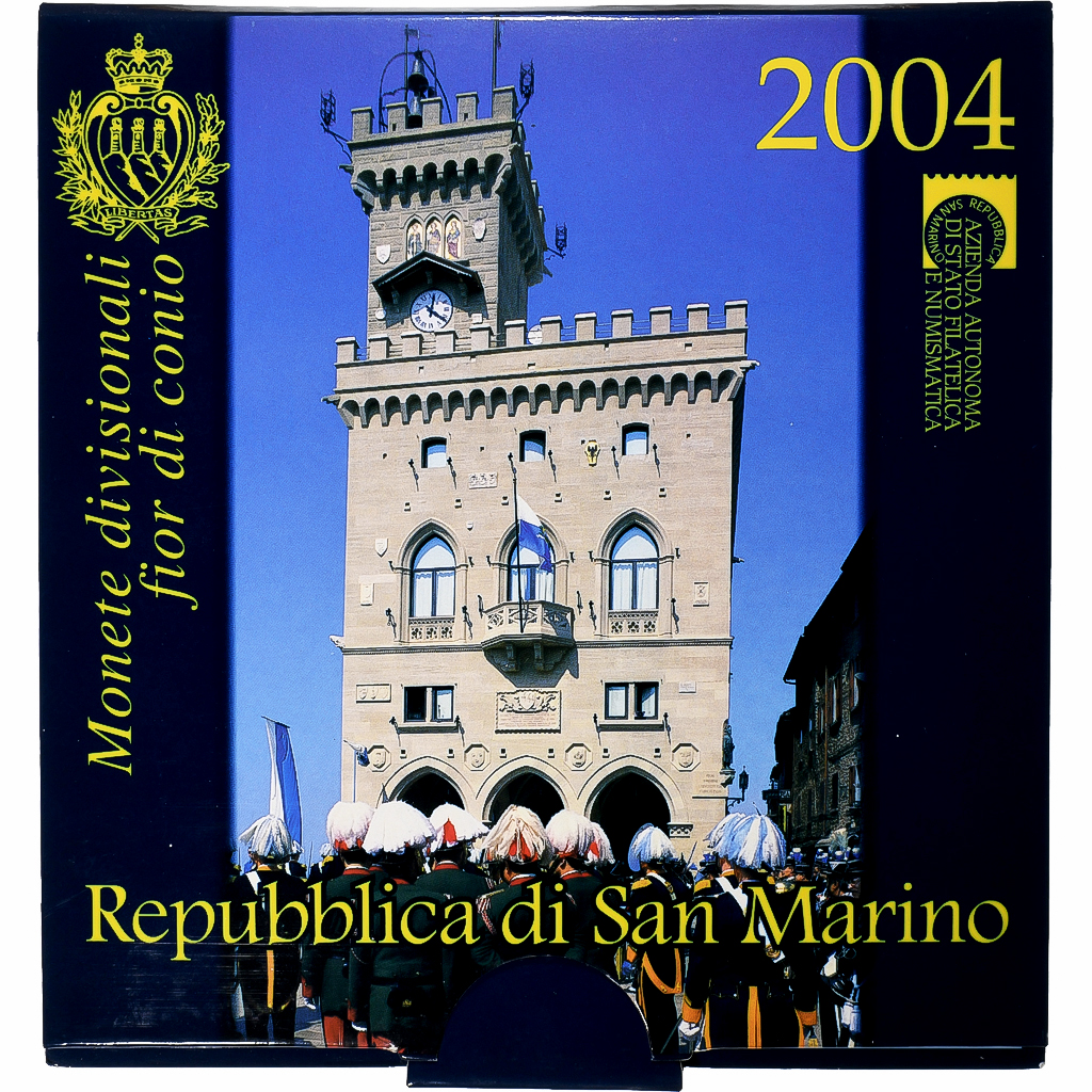 San Marino, Set 1 ct. - 5 Euro, FDC, 2004, Rome, STGL