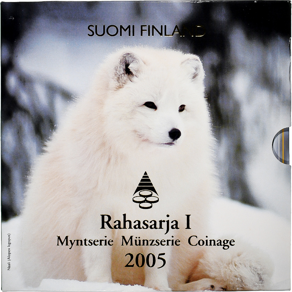 Finnland, Set 1 ct. - 2 Euro + Token, FDC, 2005, Vantaa, STGL