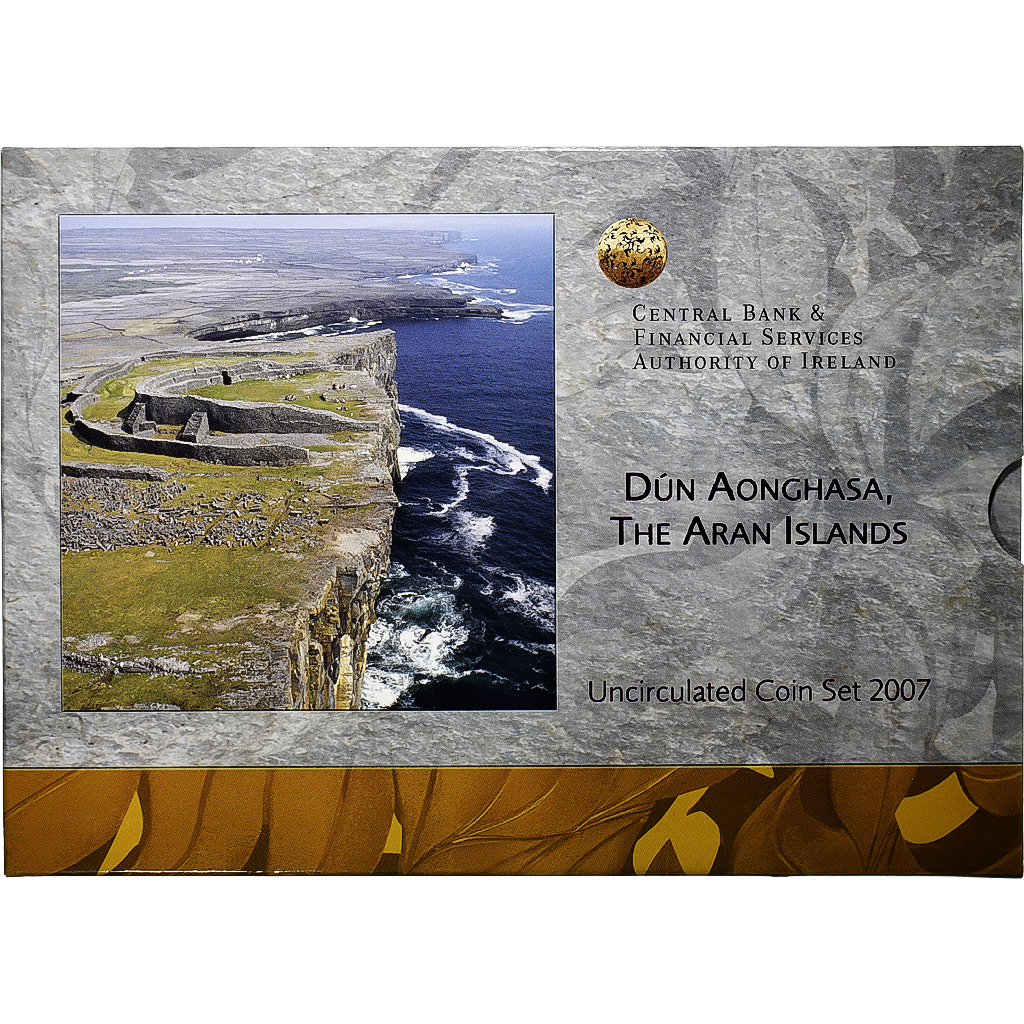 Ireland, Set 1 ct. - 2 Euro, Dun Aonghasa, FDC, 2007, Sandyford, MS(65-70)