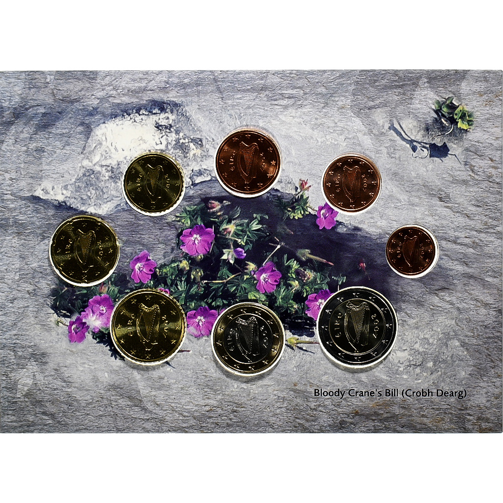 Ireland, Set 1 ct. - 2 Euro, Dun Aonghasa, FDC, 2007, Sandyford, MS(65-70)