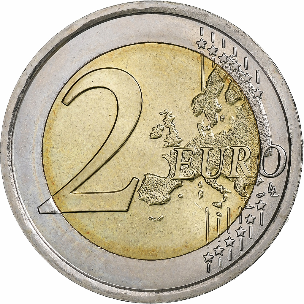 San Marino, 2 Euro, Donato Bramante, 2014, Rome, Bi-Metallic, UNZ, KM:296