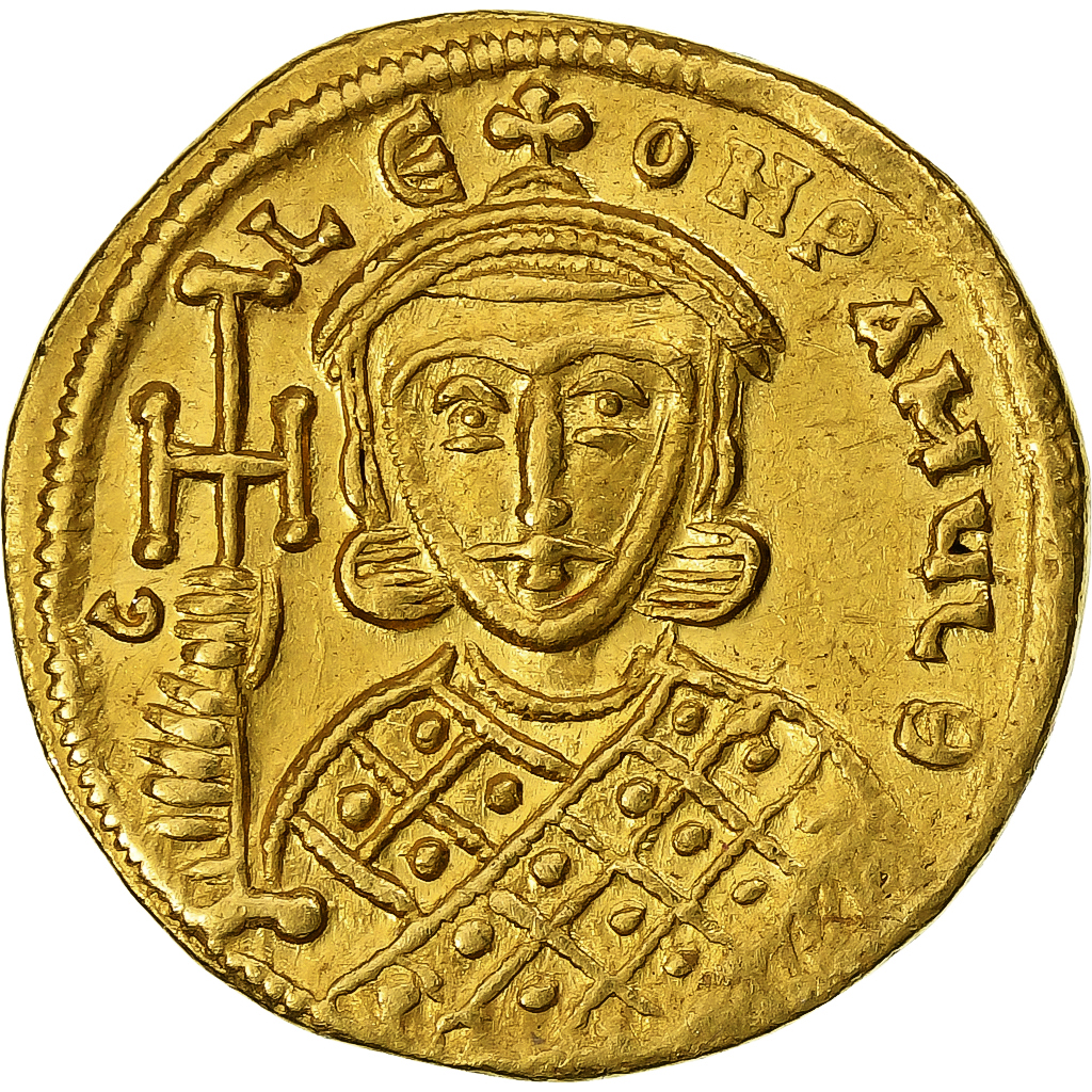 Constantine V and Leo IV, Solidus, 751775, Constantinople, Gold,