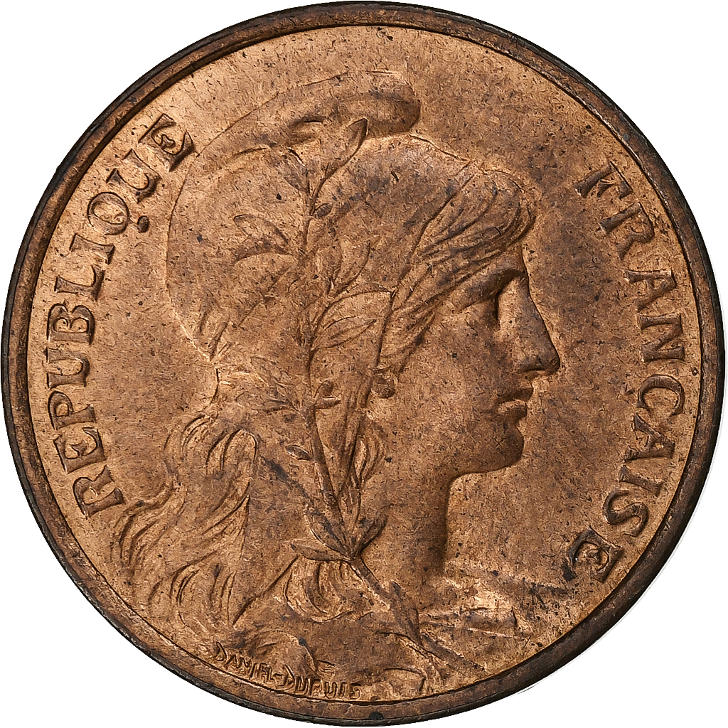 France, 5 Centimes, Dupuis, 1913, Paris, Bronze, , Gadoury:165