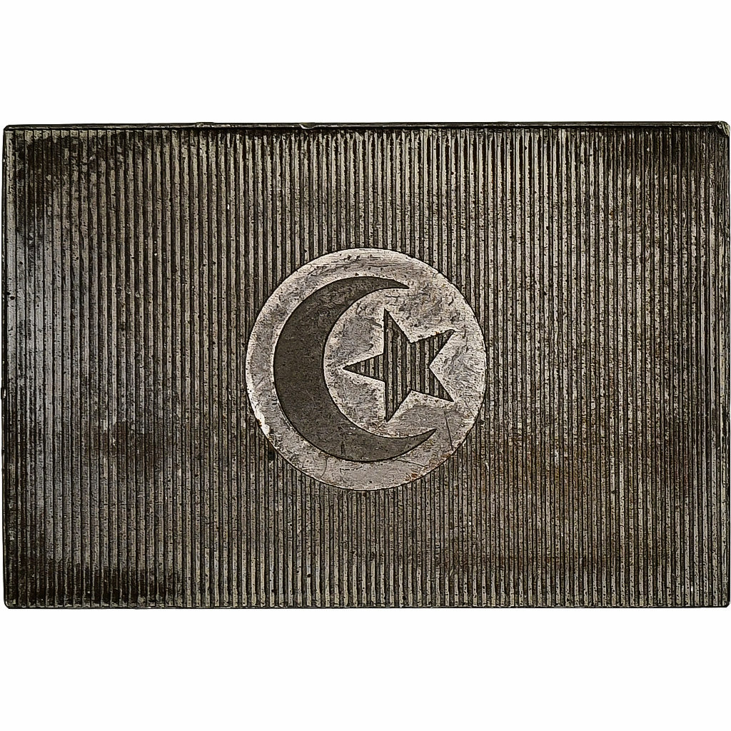 France, Medal, United Nations Flags, Tunisia, Silver, 