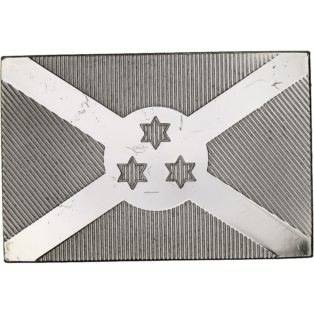 France, Medal, United Nations Flags, Burundi, Silver, 