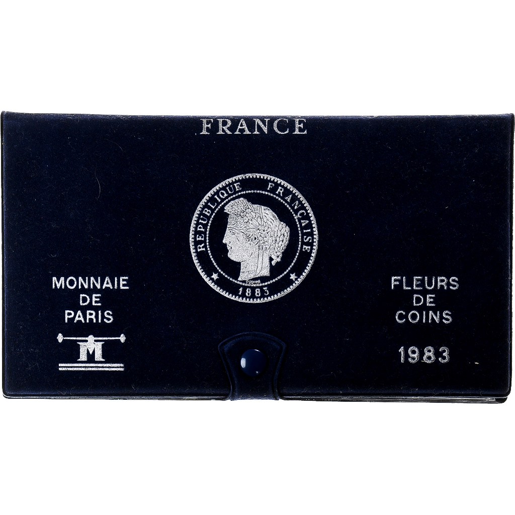 France, Coffret 1 c. à 100 frs., 1983, MDP, série FDC, 
