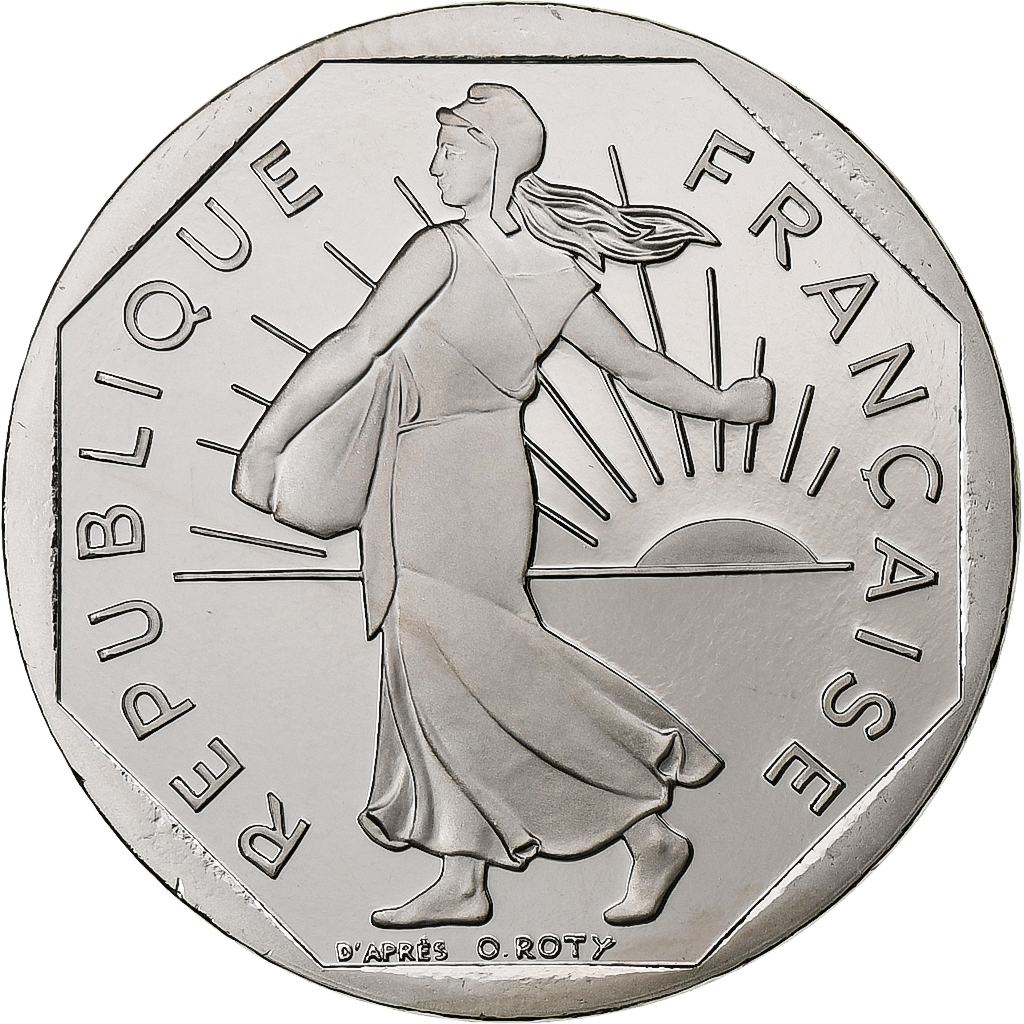 France, 2 Francs, Semeuse, 1998, MDP, Proof, Nickel, , Gadoury:547b